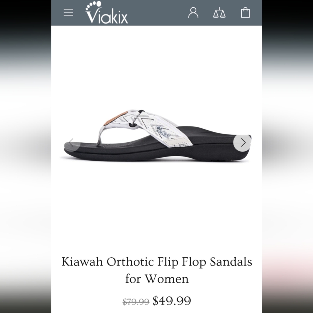 Viakix Orthotic Flip-flop